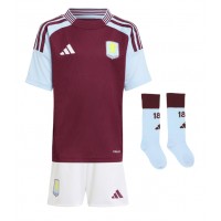 Fotballdrakt Barn Aston Villa Jacob Ramsey #41 Hjemmedraktsett 2024-25 Kortermet (+ Korte bukser)